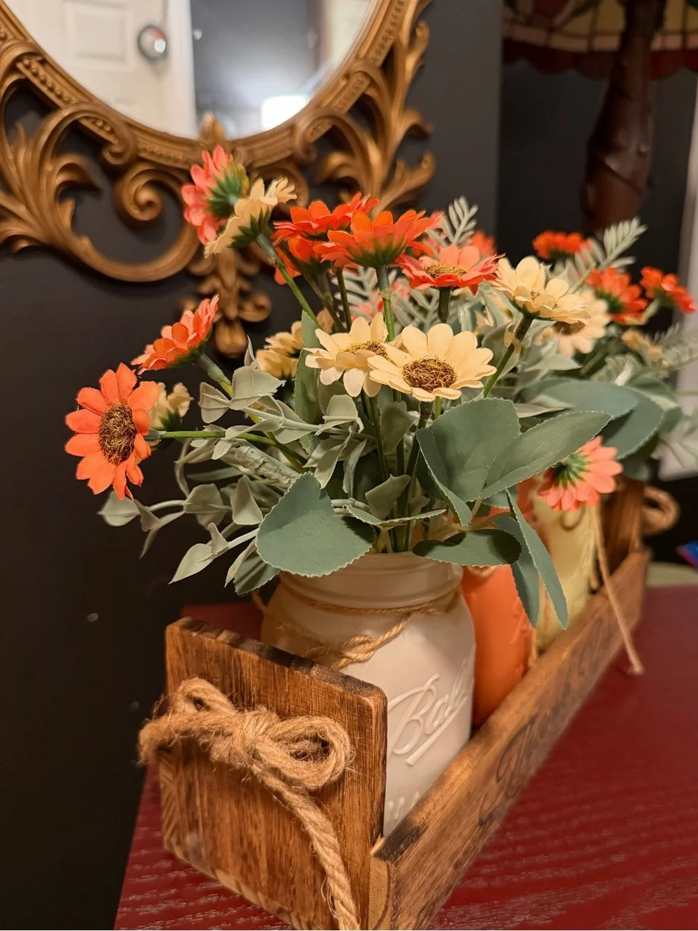 Mason jar charming rustic